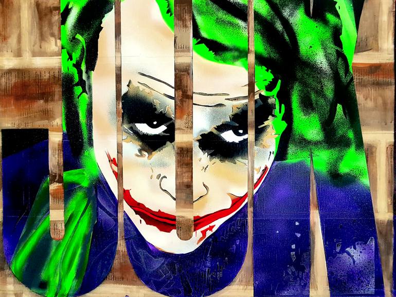 Original Abstract People Painting by Deborah Lang