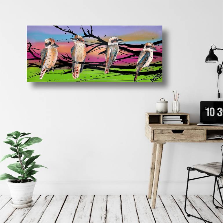 Original Modern Animal Painting by Deborah Lang