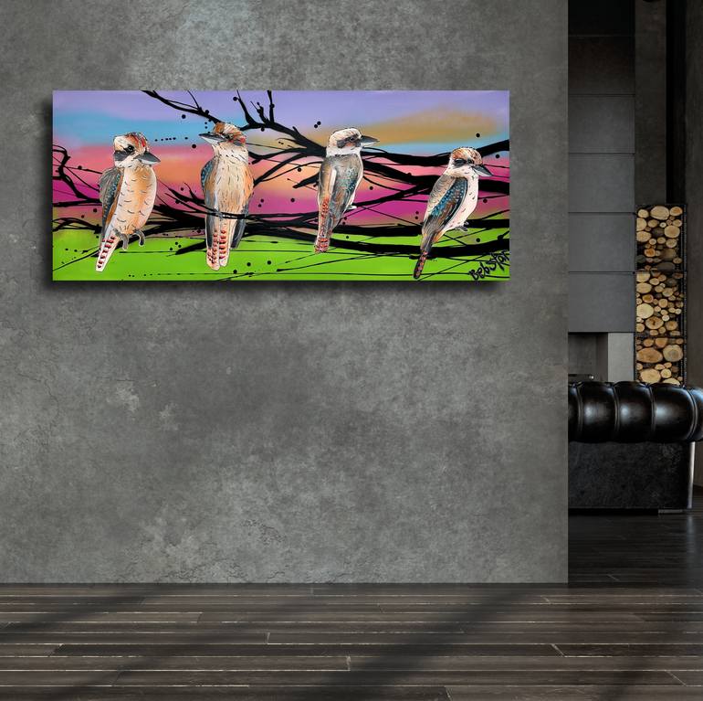 Original Modern Animal Painting by Deborah Lang
