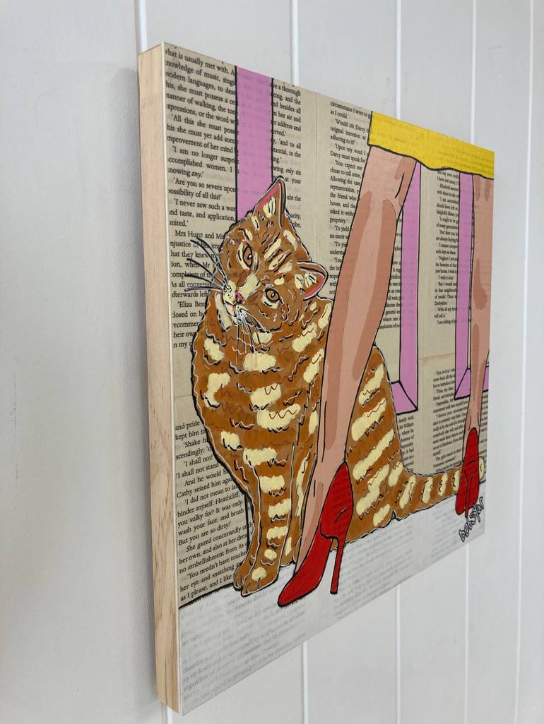 Original Contemporary Animal Painting by Deborah Lang
