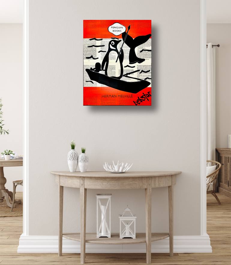 Original Black & White Animal Painting by Deborah Lang