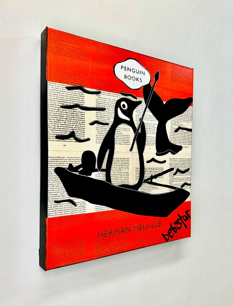 Original Black & White Animal Painting by Deborah Lang