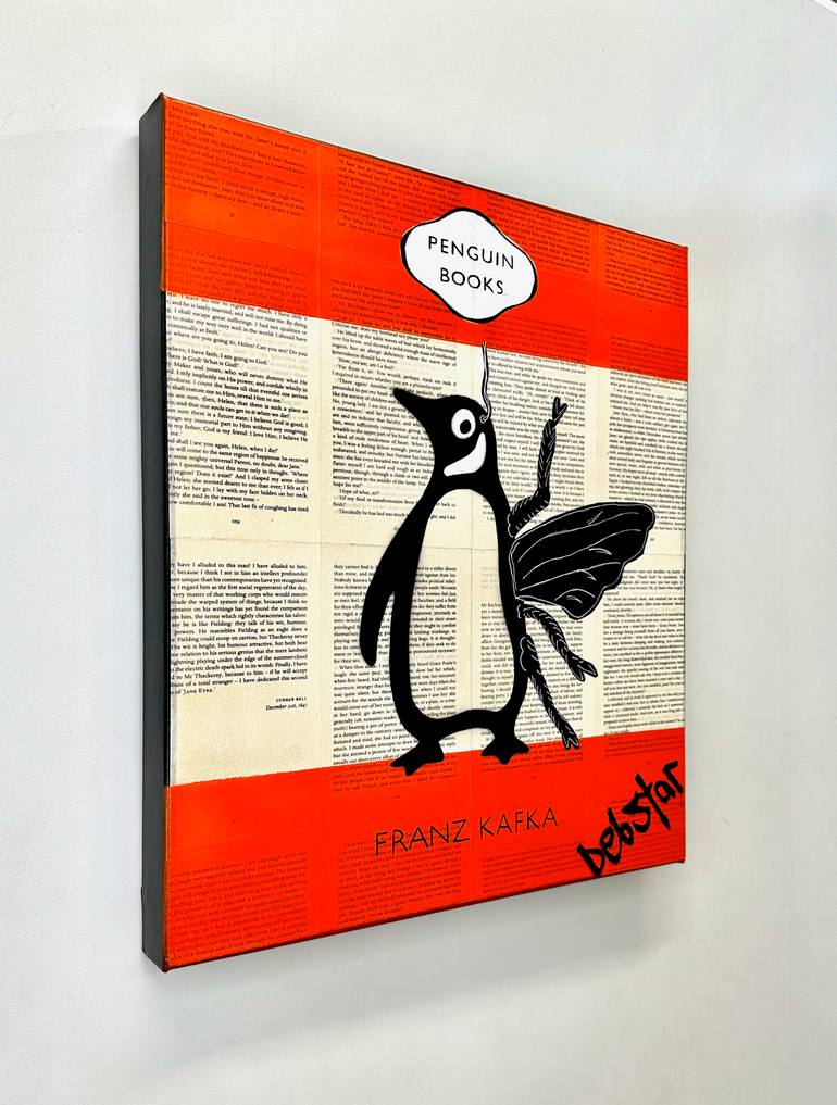 Original Black & White Animal Painting by Deborah Lang