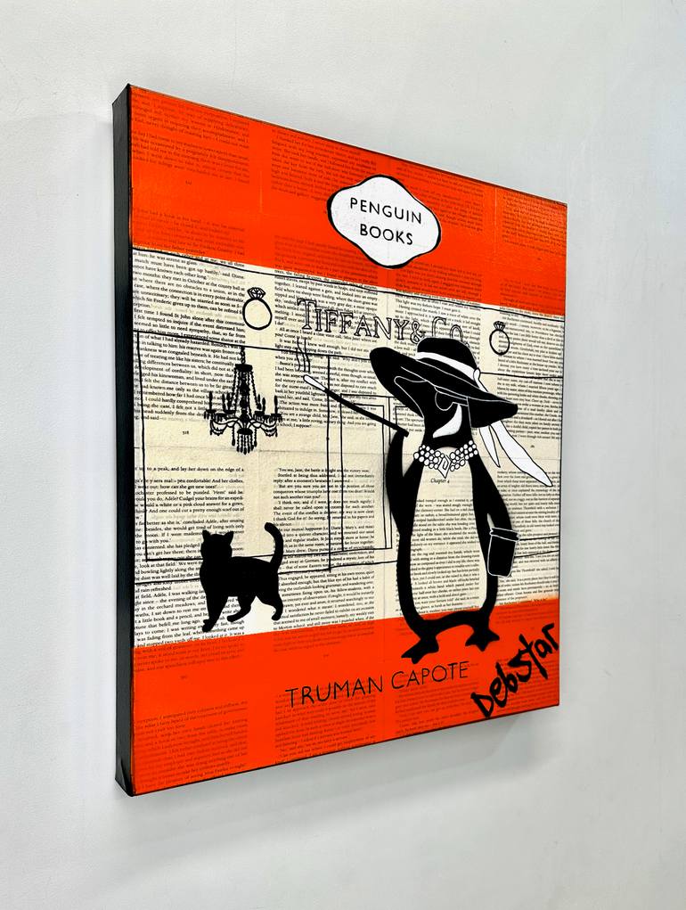 Original Black & White Animal Painting by Deborah Lang