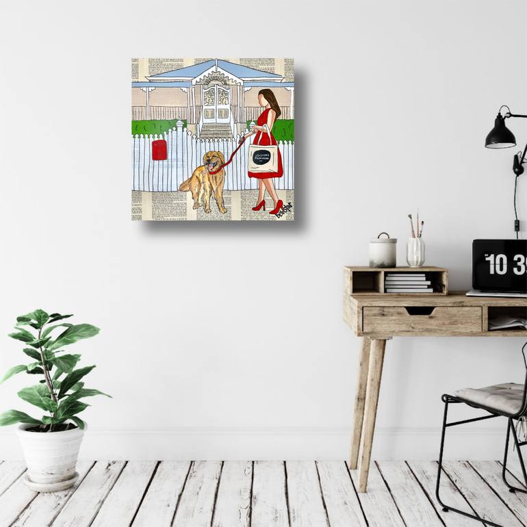 Original Illustration Animal Painting by Deborah Lang