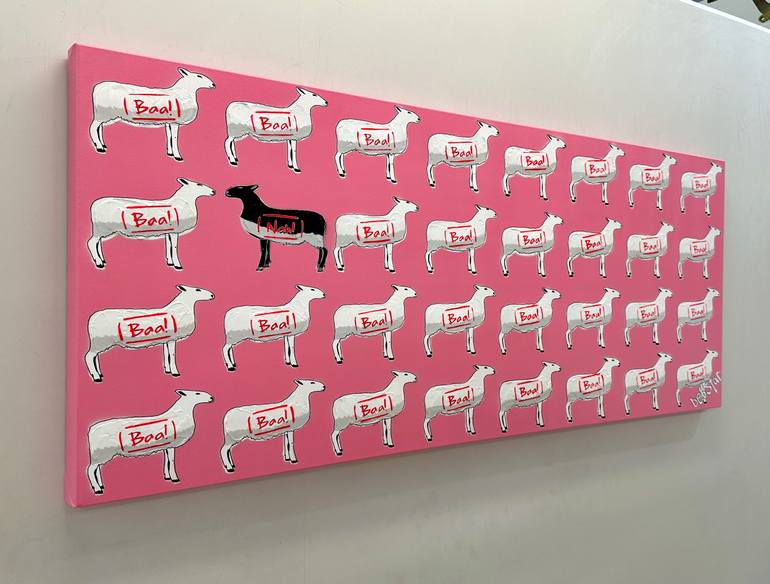 Original Pop Art Animal Painting by Deborah Lang