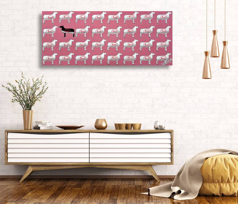 Original Pop Art Animal Painting by Deborah Lang