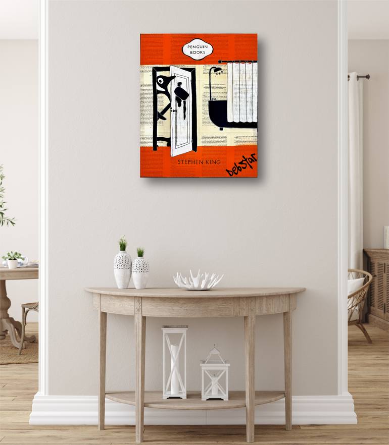 Original Black & White Pop Culture/Celebrity Painting by Deborah Lang