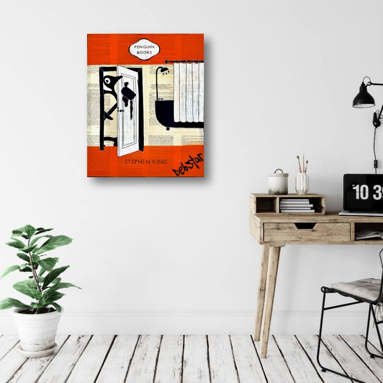Original Black & White Pop Culture/Celebrity Painting by Deborah Lang
