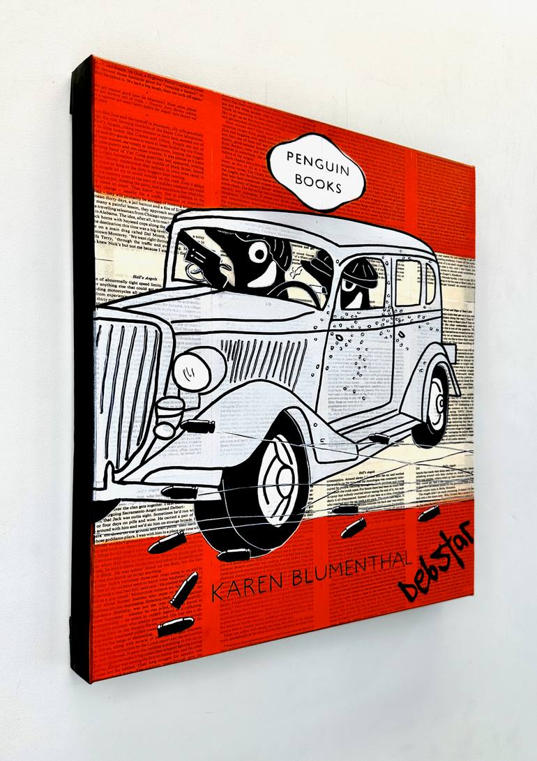 Original Black & White Pop Culture/Celebrity Painting by Deborah Lang