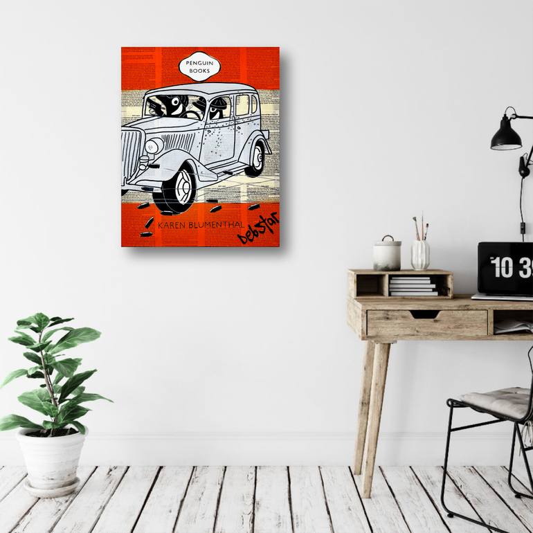 Original Black & White Pop Culture/Celebrity Painting by Deborah Lang