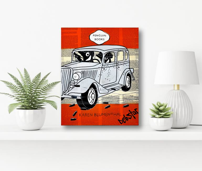 Original Black & White Pop Culture/Celebrity Painting by Deborah Lang