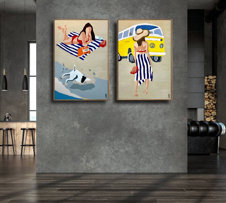 Original Contemporary Women Painting by Deborah Lang