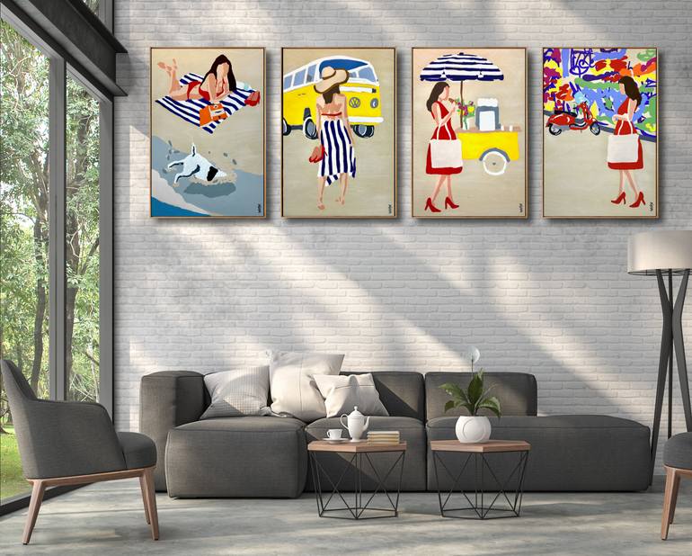 Original Contemporary Women Painting by Deborah Lang