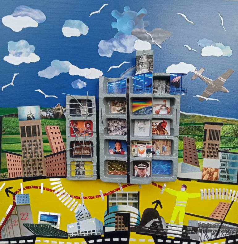 Original Pop Art People Mixed Media by Alan Pringle
