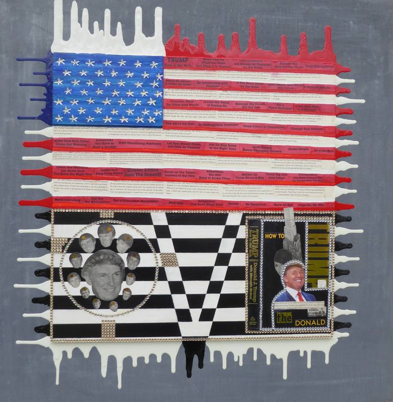 Original Pop Art People Mixed Media by Alan Pringle
