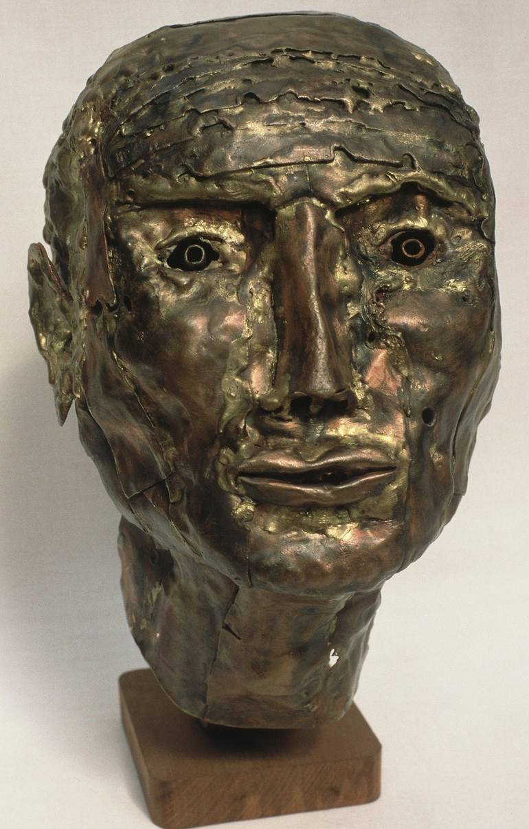 Original Figurative Portrait Sculpture by Alan Pringle