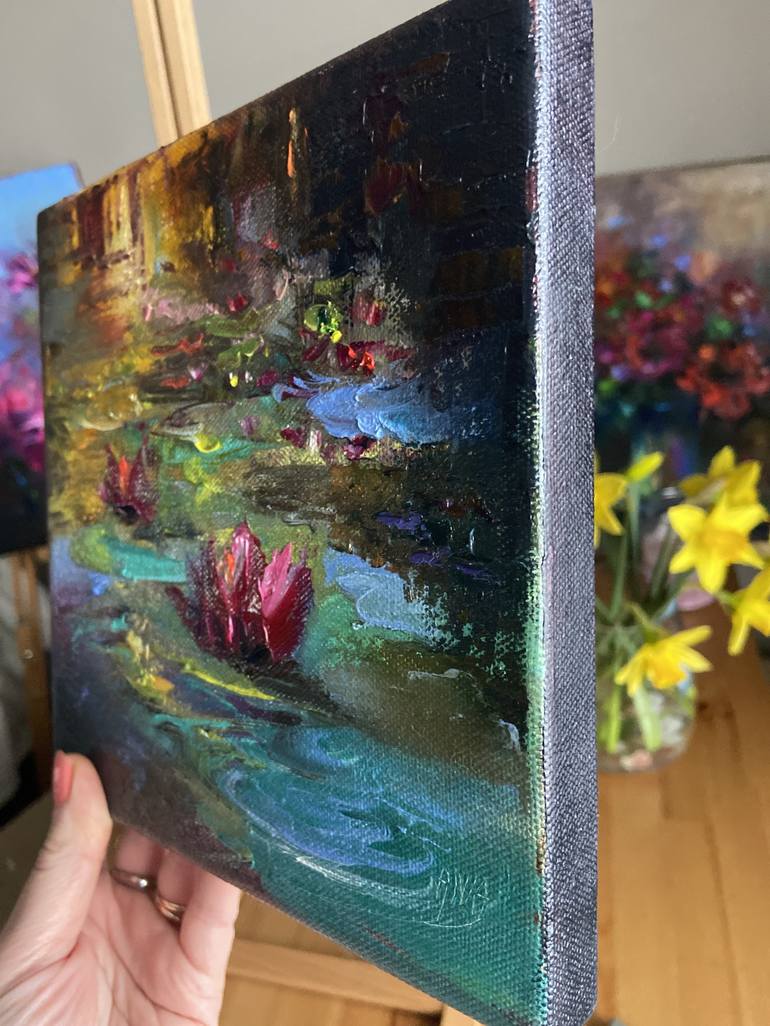 Original Impressionism Nature Painting by Anna Blasinska