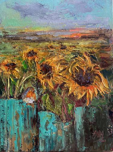 Original Impressionism Floral Paintings by Anna Blasinska
