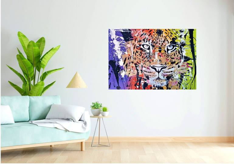 Original Abstract Animal Drawing by Rosie Tretter