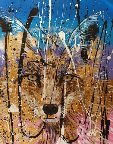 Original Abstract Animal Paintings by Rosie Tretter
