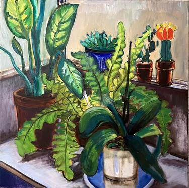 Original Figurative Botanic Paintings by Katia Ansky