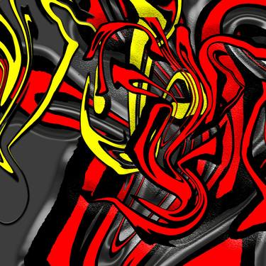 Original Abstract Digital by Marie-Claire Perez Hammerschlag