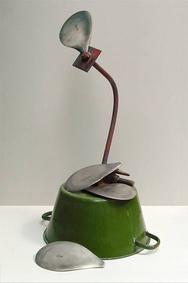 Original Abstract Sculpture by Gabriele Puetz