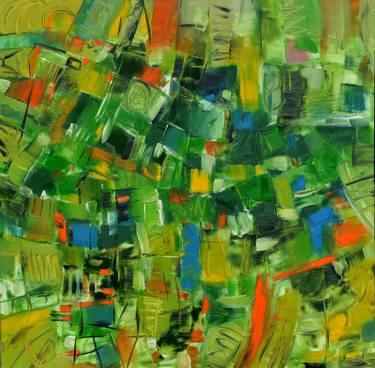 Original Fine Art Abstract Paintings by Rolando Duartes