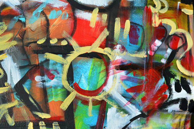 Original Abstract Painting by Rolando Duartes