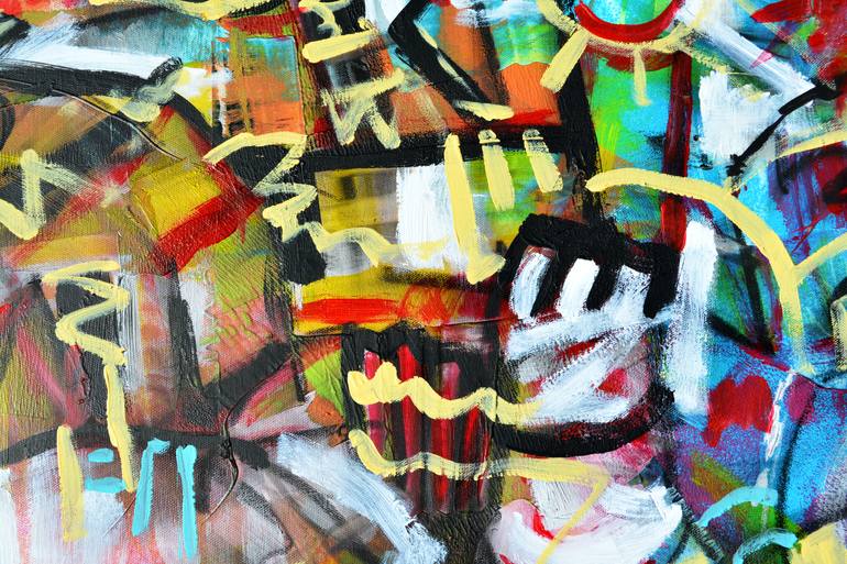 Original Abstract Painting by Rolando Duartes