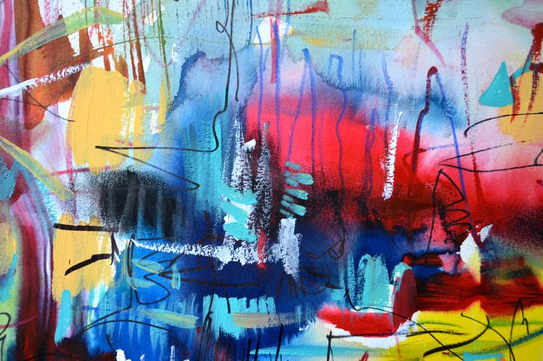 Original Abstract Painting by Rolando Duartes