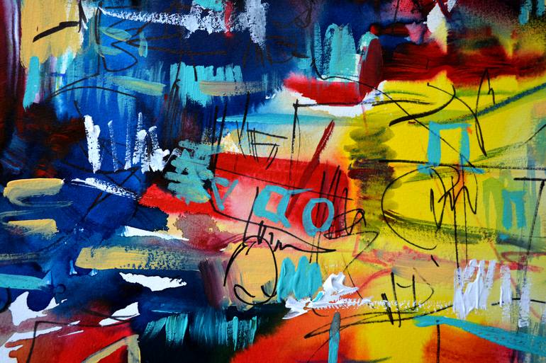 Original Abstract Painting by Rolando Duartes