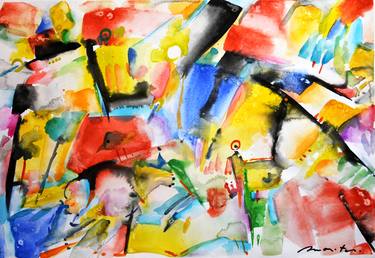 Print of Abstract Paintings by Rolando Duartes