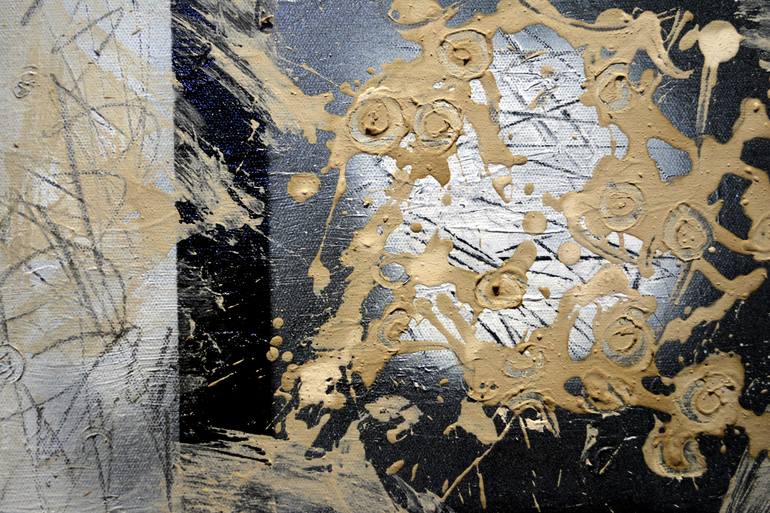 Original Abstract Expressionism Abstract Painting by Rolando Duartes
