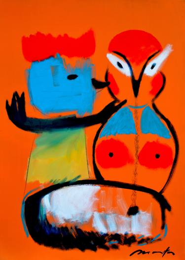 Print of Abstract Animal Paintings by Rolando Duartes