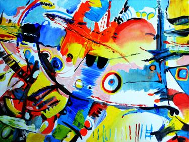 Original Surrealism Abstract Paintings by Rolando Duartes