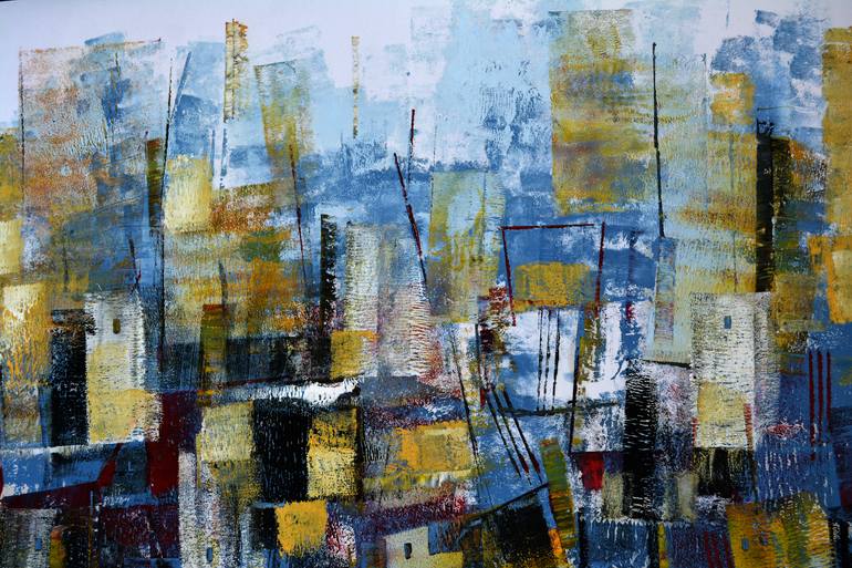 Original Abstract Painting by Rolando Duartes