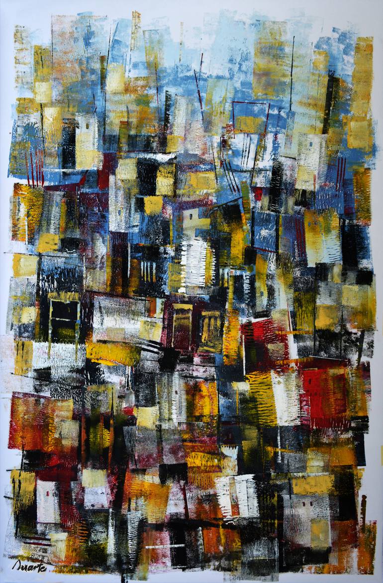 Original Abstract Painting by Rolando Duartes