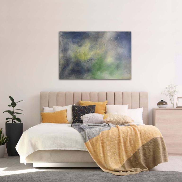 Original Abstract Expressionism Abstract Painting by Karolina Borovinskich