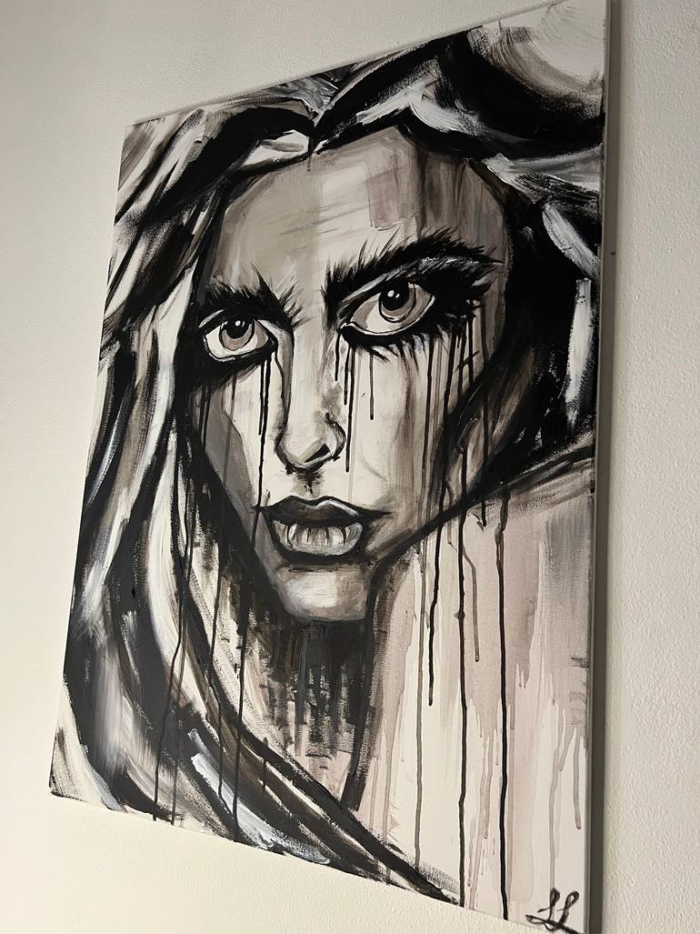Original Contemporary Women Painting by Letizia Longetti