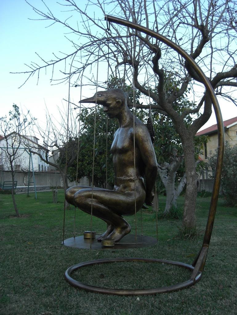 Original Abstract Sculpture by Alberto Gulias Sanmartin