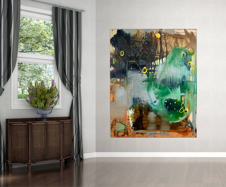 Original Contemporary Abstract Painting by Nicola Barth
