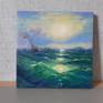 Seascape, oil painting