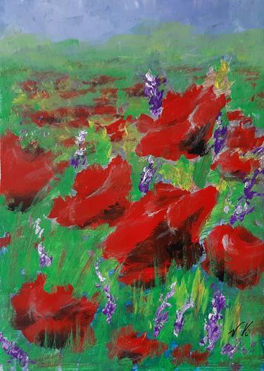 Red poppies thumb