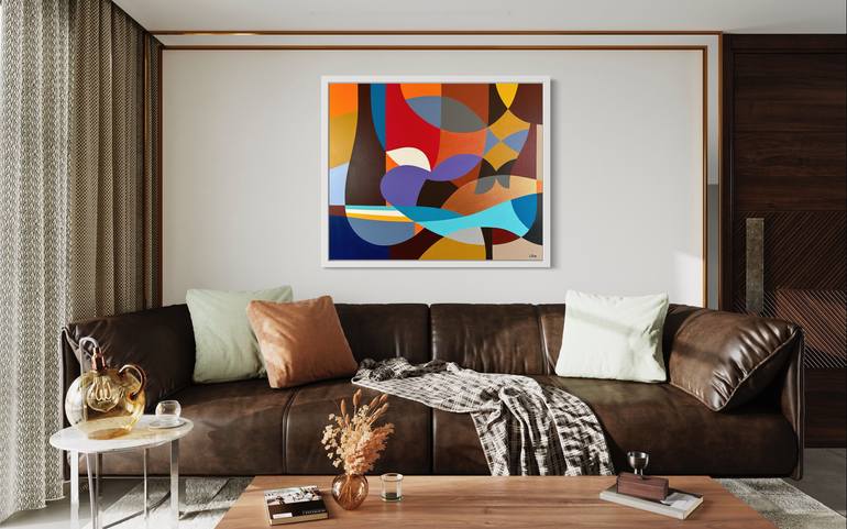 Original Abstract Expressionism Abstract Painting by Federico Pinto Schmid