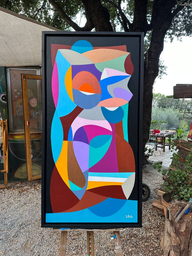Original Abstract Expressionism Abstract Painting by Federico Pinto Schmid
