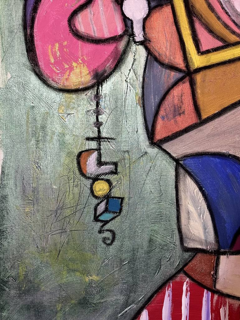 Original Cubism Abstract Painting by Federico Pinto Schmid