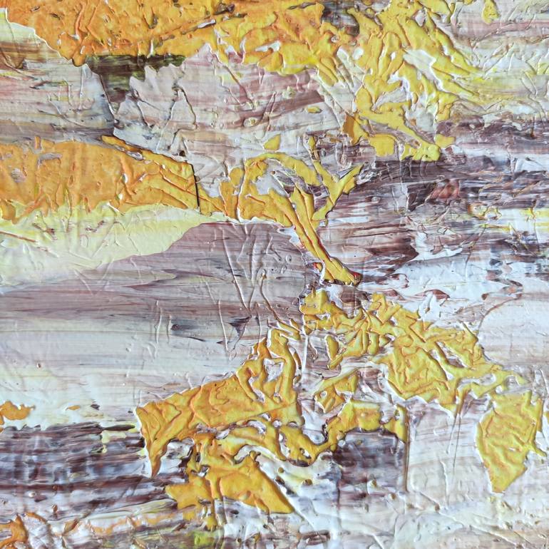 Original Abstract Expressionism Abstract Painting by Natallia Ihnatsyeva