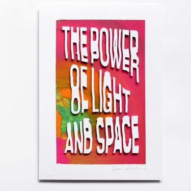 The Power of Light and Space I (Framed Paper-Cut Artwork) thumb